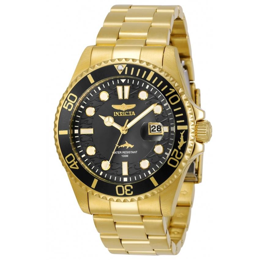 Invicta Men s 30026 Pro Diver Gold Tone Stainless Steel Watch Bezali