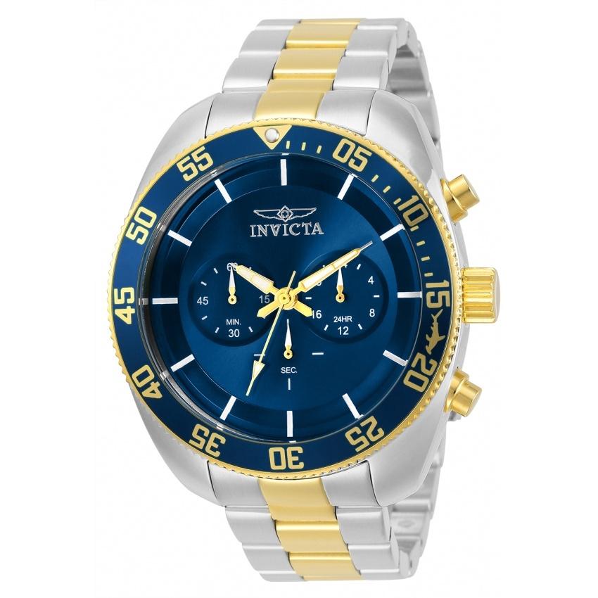 Invicta Men&#39;s 30056 Pro Diver Gold-Tone and Stainless Steel Stainless Steel Watch