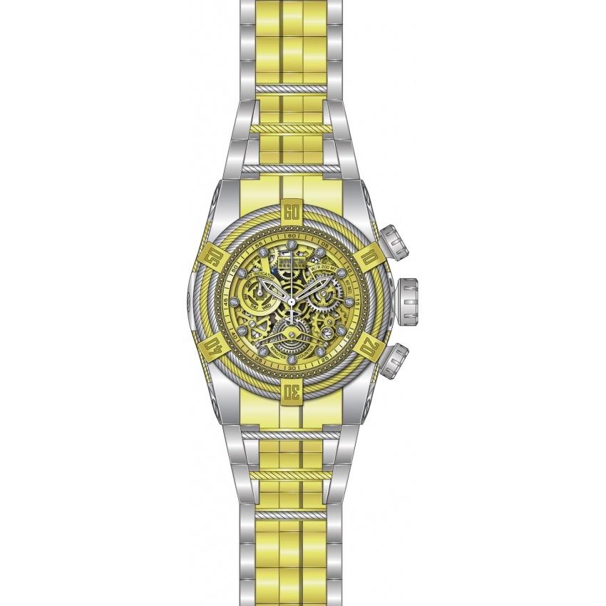Invicta Men&#39;s 30070 Reserve Bolt Zeus Gold-Tone Stainless Steel Watch