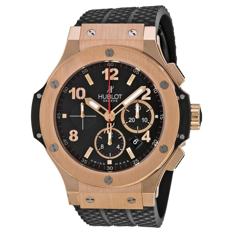 Hublot Men&#39;s 301.PX.130.RX Big Bang Chronograph Black Rubber Watch