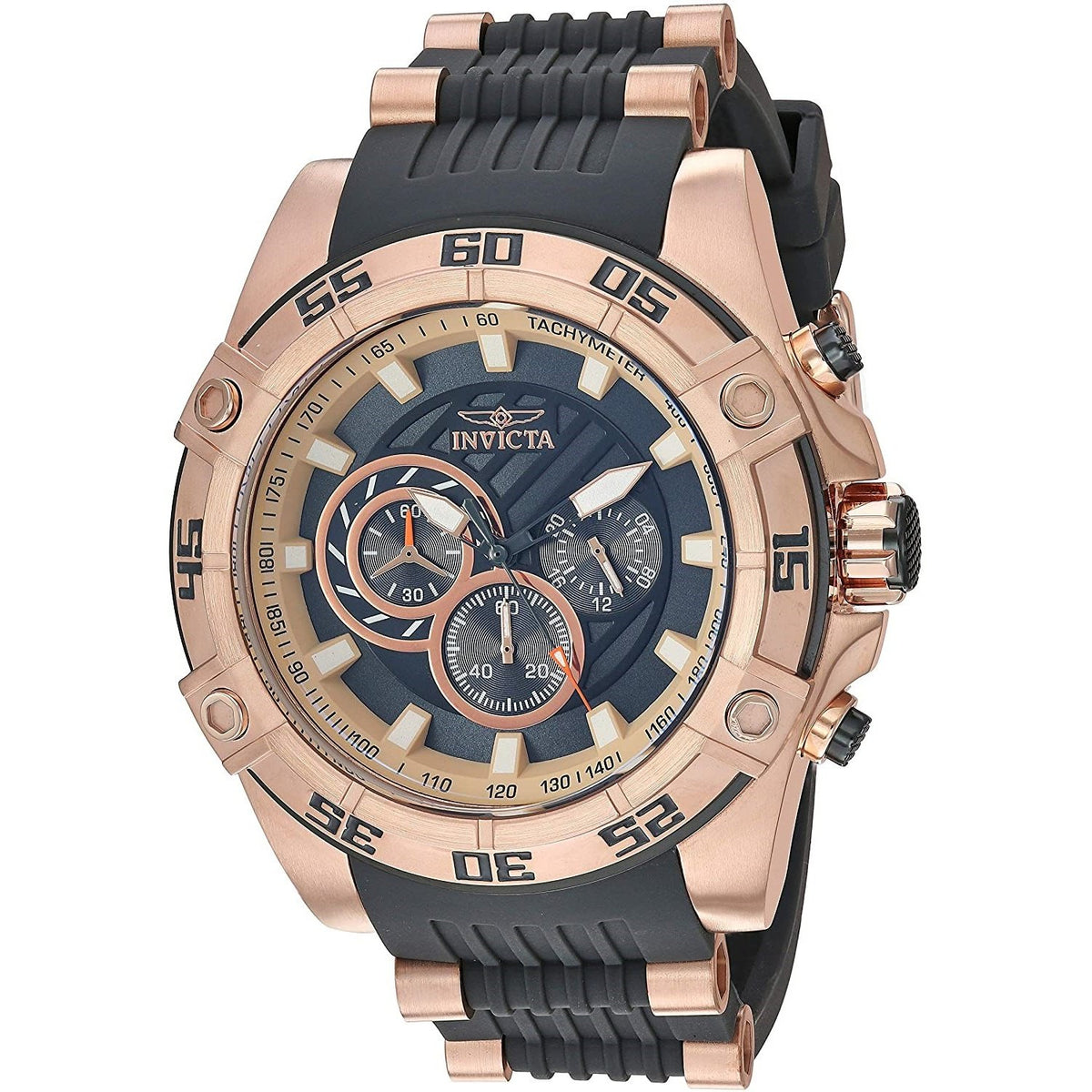 Invicta Men's 30109 Speedway  Chronograph Black Silicone Watch