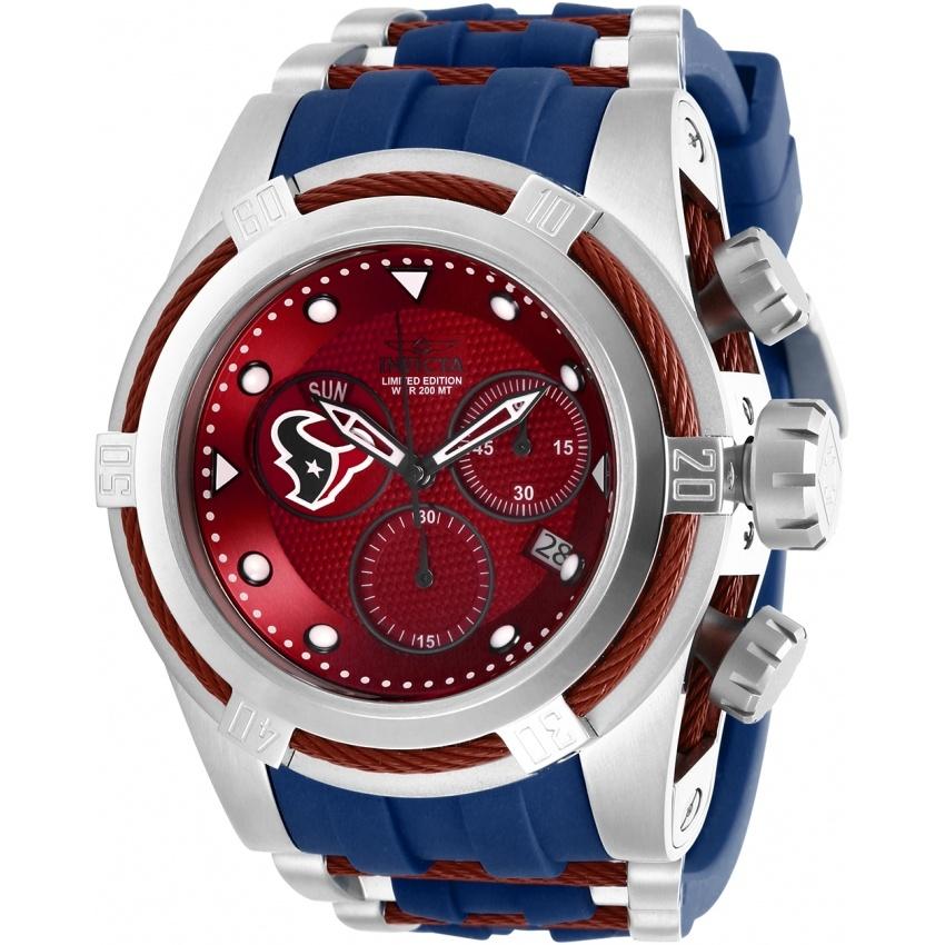 Invicta Men's 30235 NFL Texans Blue Silicone Watch