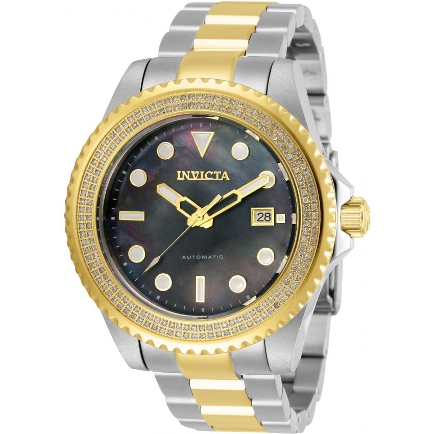 Invicta Men's 30327 Pro Diver Automatic Gold-Tone and Silver Stainless Steel Watch
