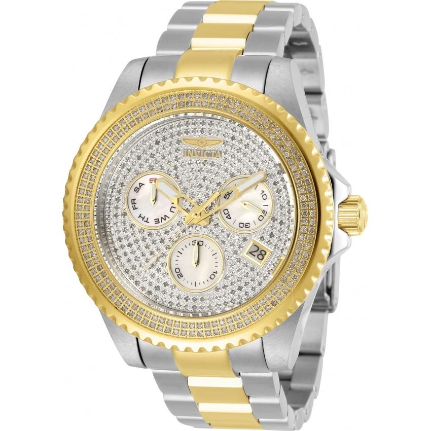 Invicta Men's 30331 Pro Diver Gold-Tone and Silver Stainless Steel Watch