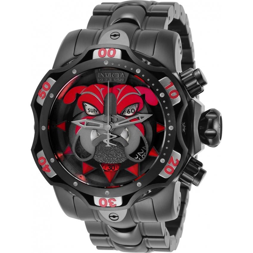 Invicta Men's 30345 Reserve Venom Black Stainless Steel Watch