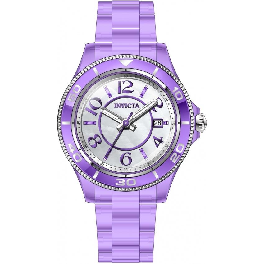 Invicta Women&#39;s 30359 Anatomic Purple Plastic Watch