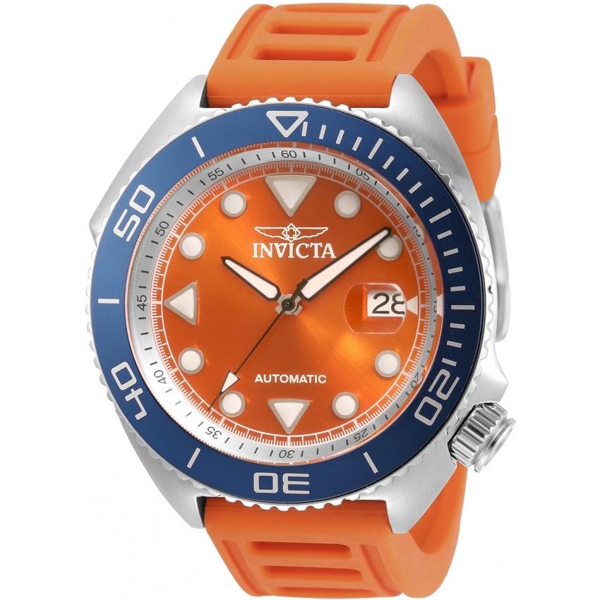 Invicta Women&#39;s 30422 Pro Diver Automatic Orange Silicone Watch