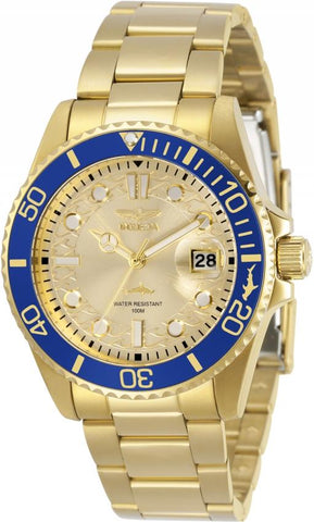 Invicta Women's 30485 Pro Diver Gold-Tone Silver Watch