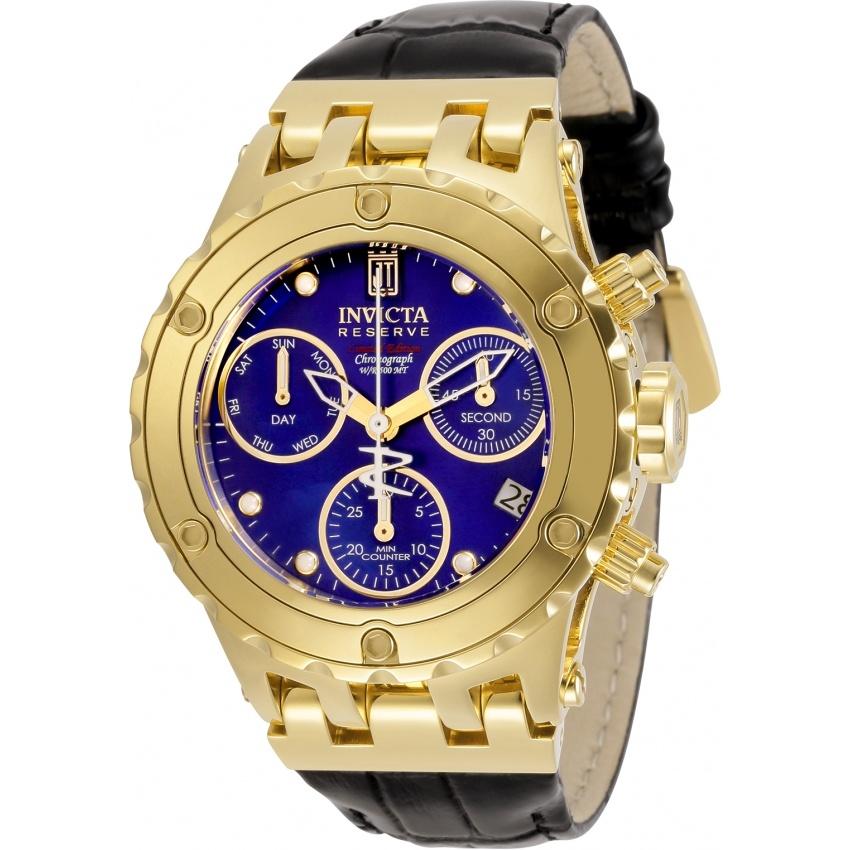 Invicta Women's 30489 Jason Taylor Black Leather Watch