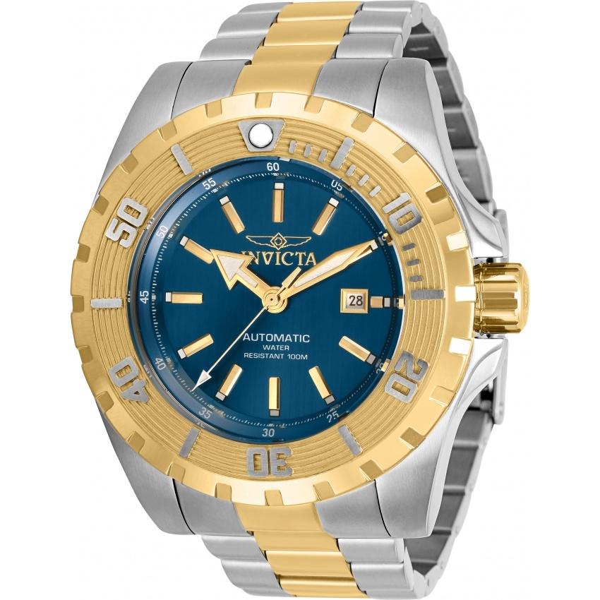 Invicta Men's 30502 Pro Diver Automatic Gold-Tone and Silver Stainless Steel Watch