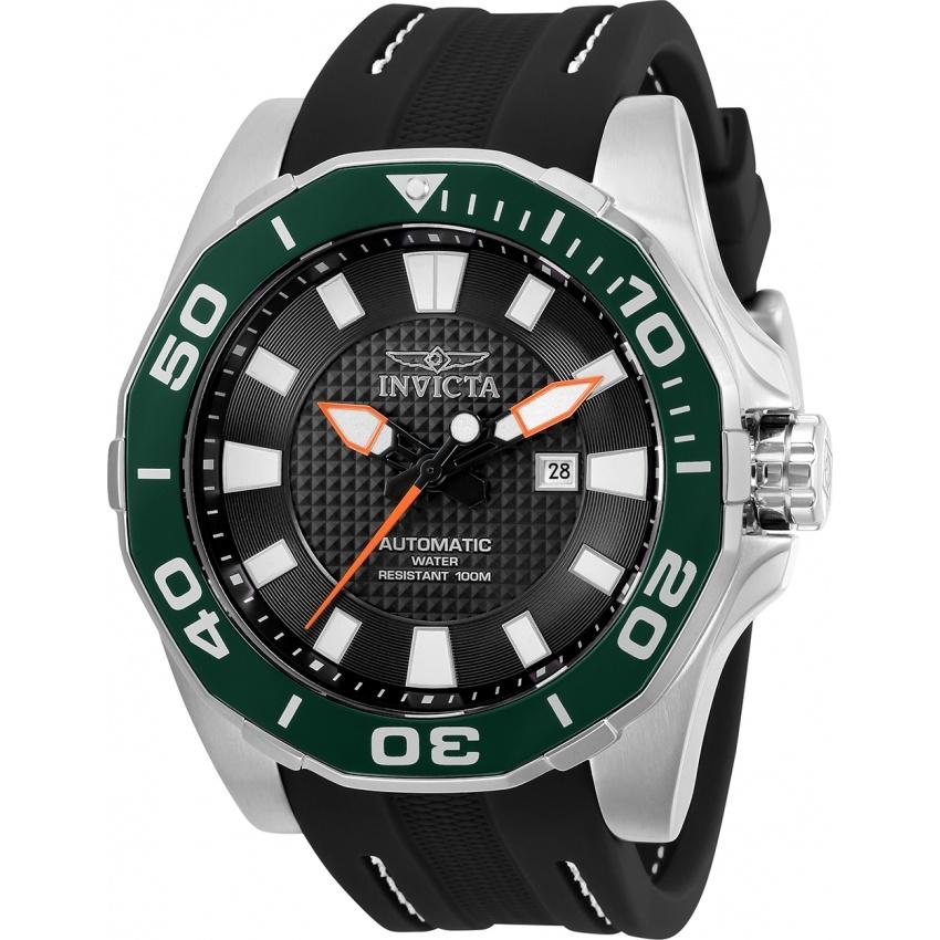 Invicta Men&#39;s 30504 Pro Diver Automatic Gold-Tone Silicone Watch