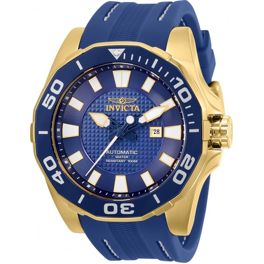 Invicta Men's 30508 Pro Diver Automatic Gold-Tone Silicone Watch