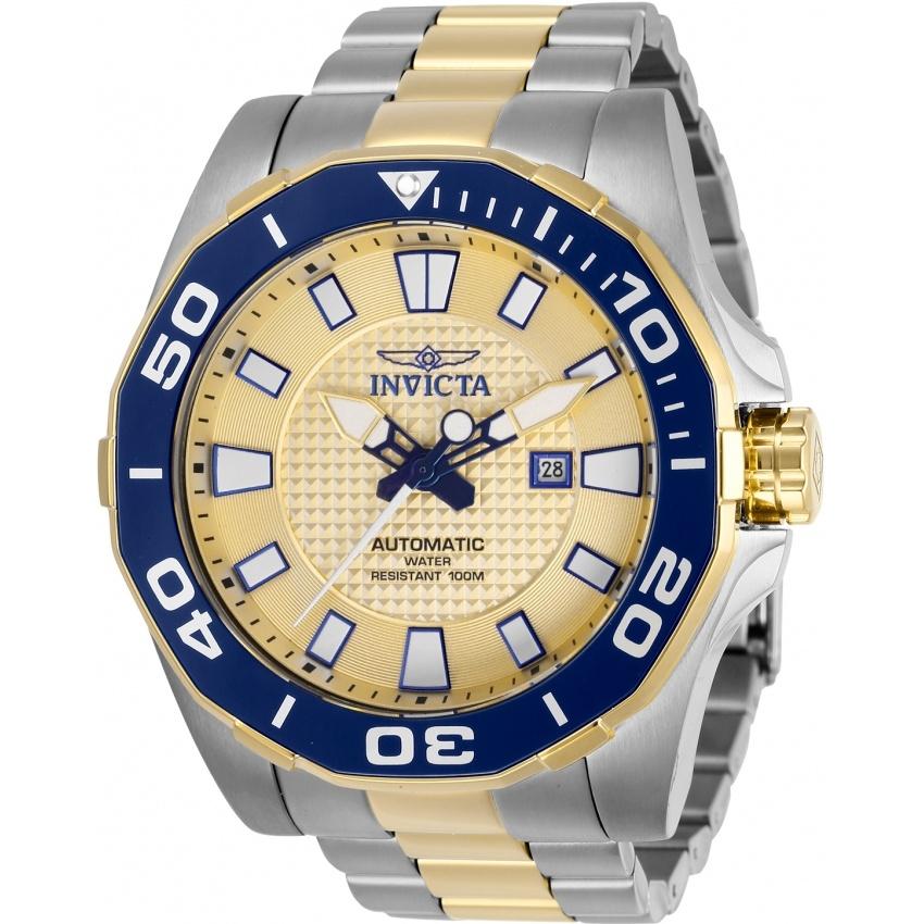 Invicta Men&#39;s 30511 Pro Diver Automatic Gold-Tone and Silver Stainless Steel Watch