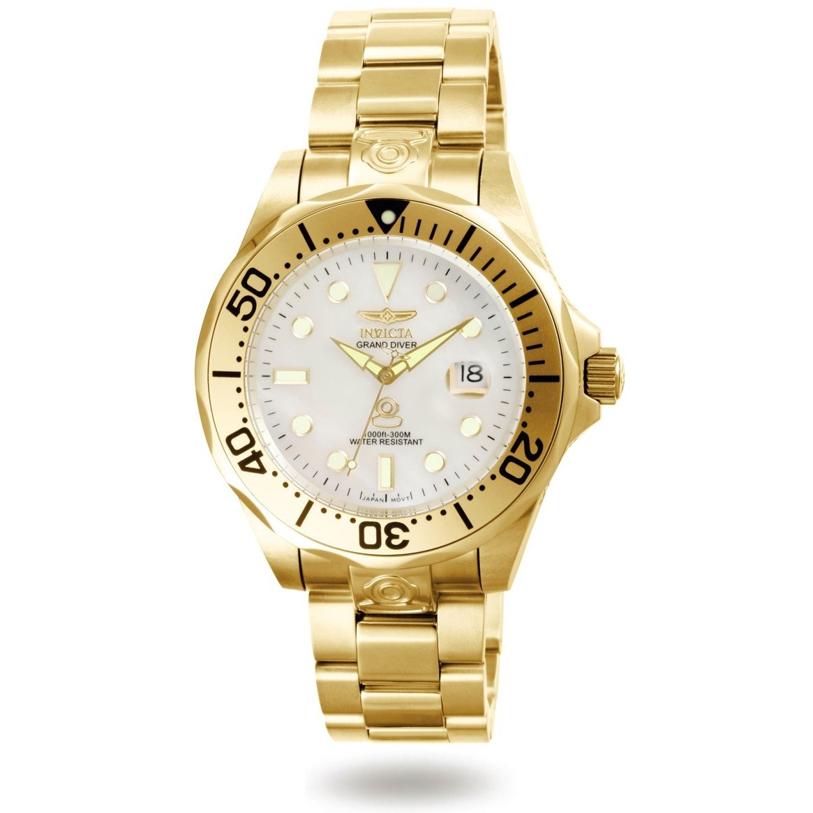 Invicta Men&#39;s 3052 Pro Diver Automatic Gold-Tone Stainless Steel Watch