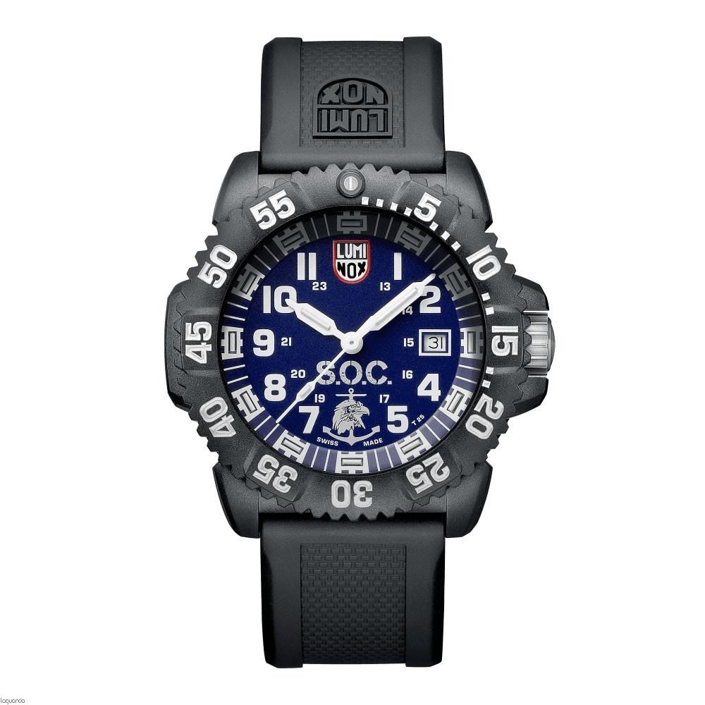 Luminox Men&#39;s 3053.SOC.SET Navy Seal Colormark Black Rubber Watch