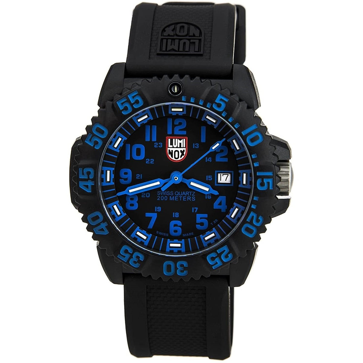 Luminox Men&#39;s 3053 Navy Seal Black Silicone Watch