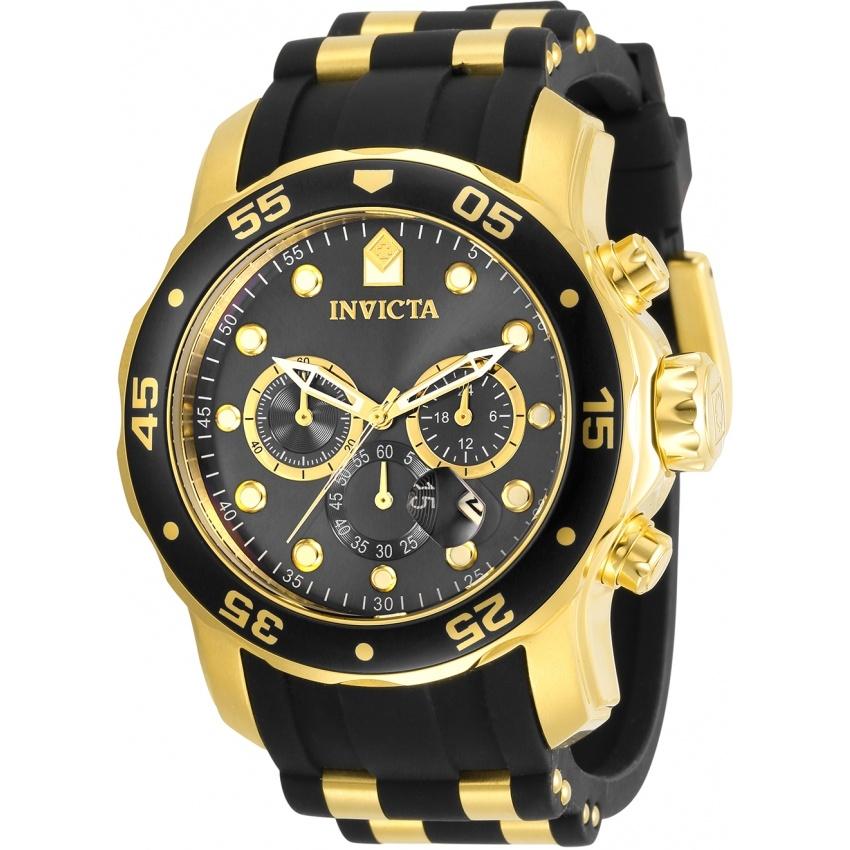 Invicta Men&#39;s 30764 Pro Diver Black Polyurethane Watch