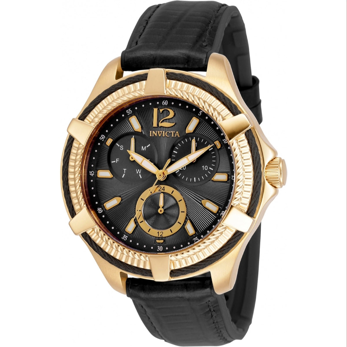 Invicta Women's 30887 Bolt Black Leather Watch