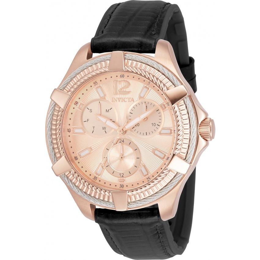 Invicta Women's 30892 Bolt Black Leather Watch