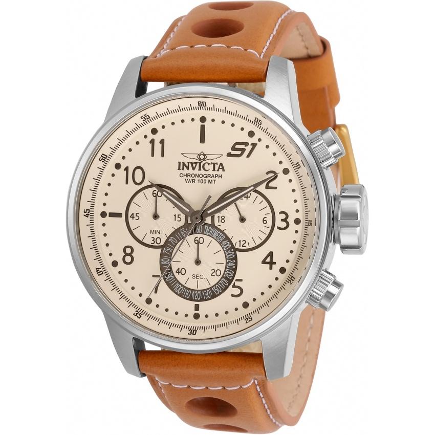 Invicta Men&#39;s 30914 S1 Rally Brown Leather Watch