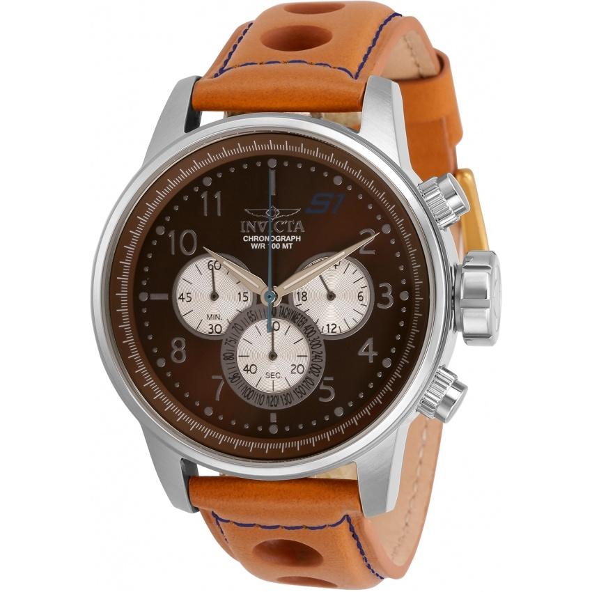 Invicta Men&#39;s 30916 S1 Rally Brown Leather Watch