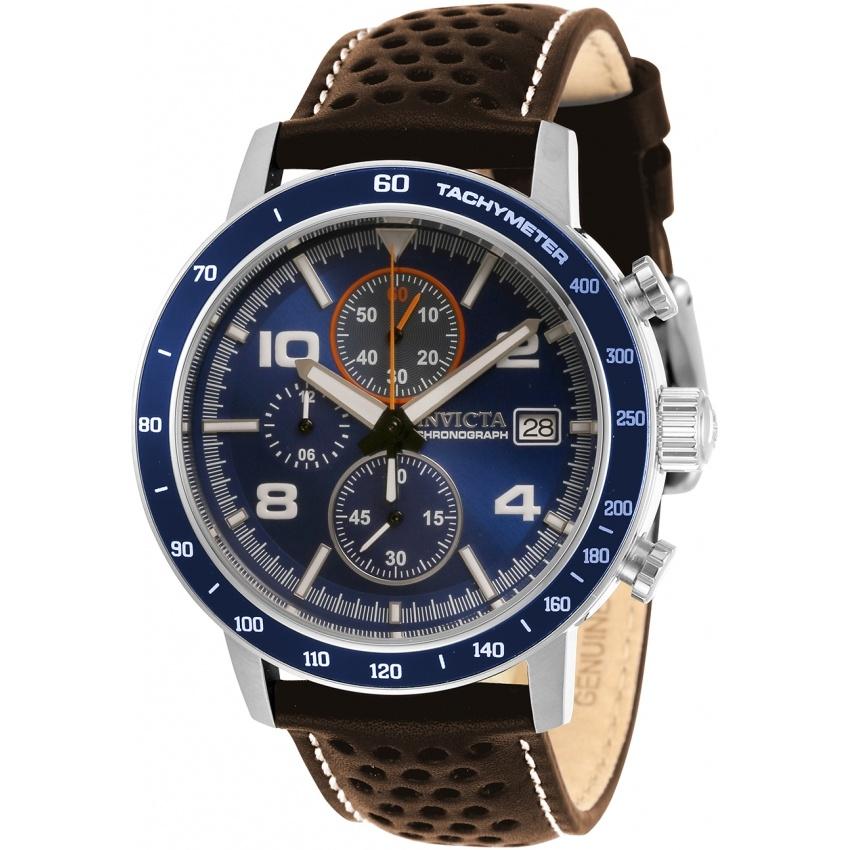 Invicta Men's 30933 Aviator Brown Leather Watch