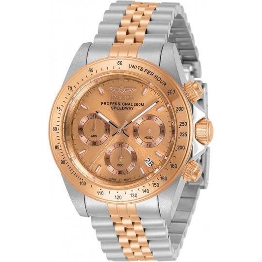 Invicta Men's 30994 Speedway Rose-Tone and Silver Stainless Steel Watch