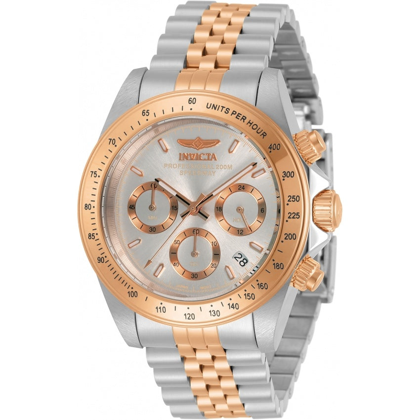 Invicta Men's 30995 Speedway Rose-Tone and Silver Stainless Steel Watch