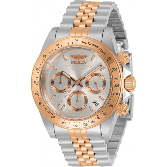 Invicta Men's 30995 Speedway Rose-Tone and Silver Stainless Steel Watch