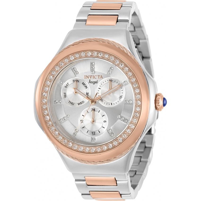 Invicta Women&#39;s 31093 Angel Rose-Tone Stainless Steel Watch