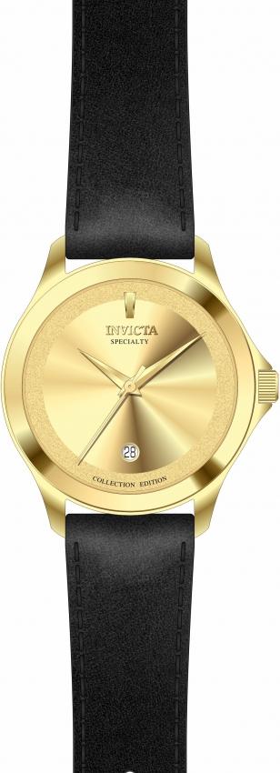 Invicta Men's 31122 Specialty Black Leather Watch