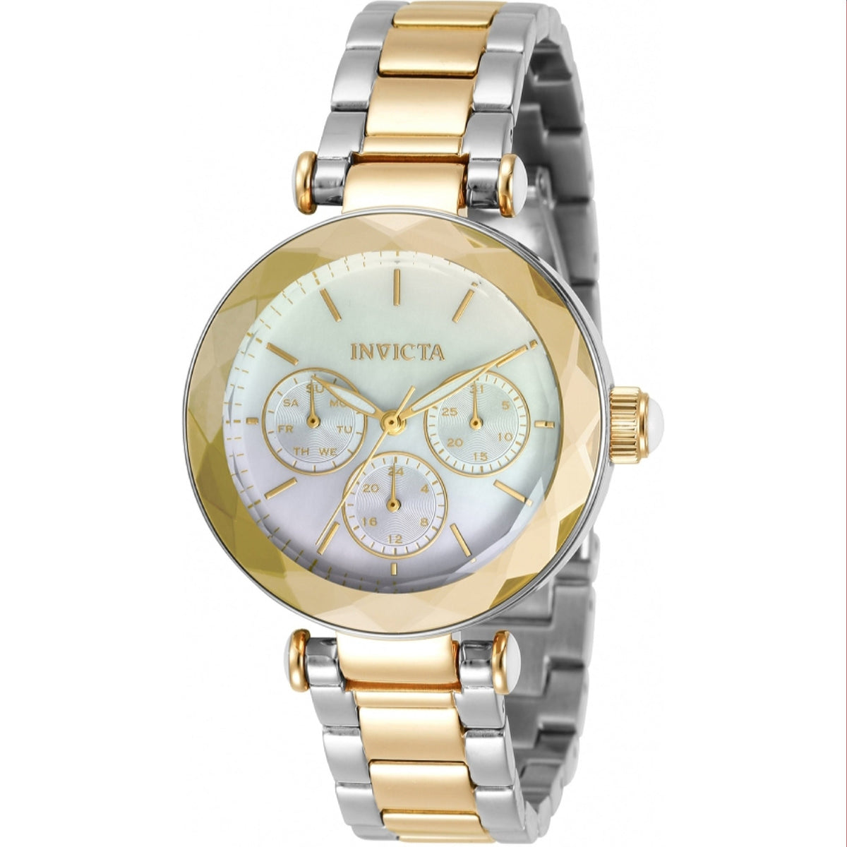 Invicta Women&#39;s 31302 Angel Gold-Tone and Silver Stainless Steel Watch