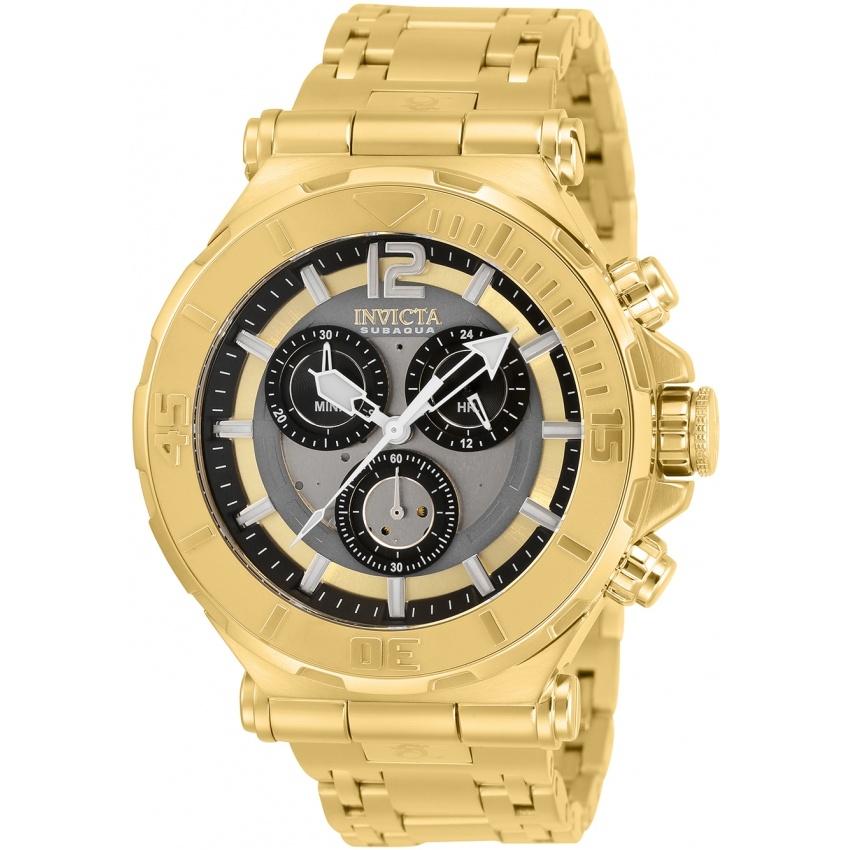 Invicta Men&#39;s 31344 Subaqua Gold-Tone Stainless Steel Watch