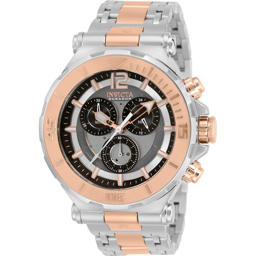 Invicta Men's 31347 Subaqua Rose-Tone and Silver Stainless Steel Watch