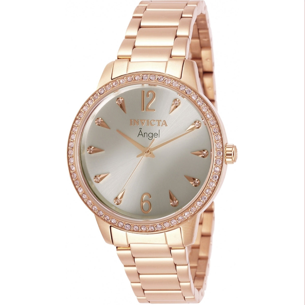 Invicta Women's 31369 Angel Rose-Tone Stainless Steel Watch