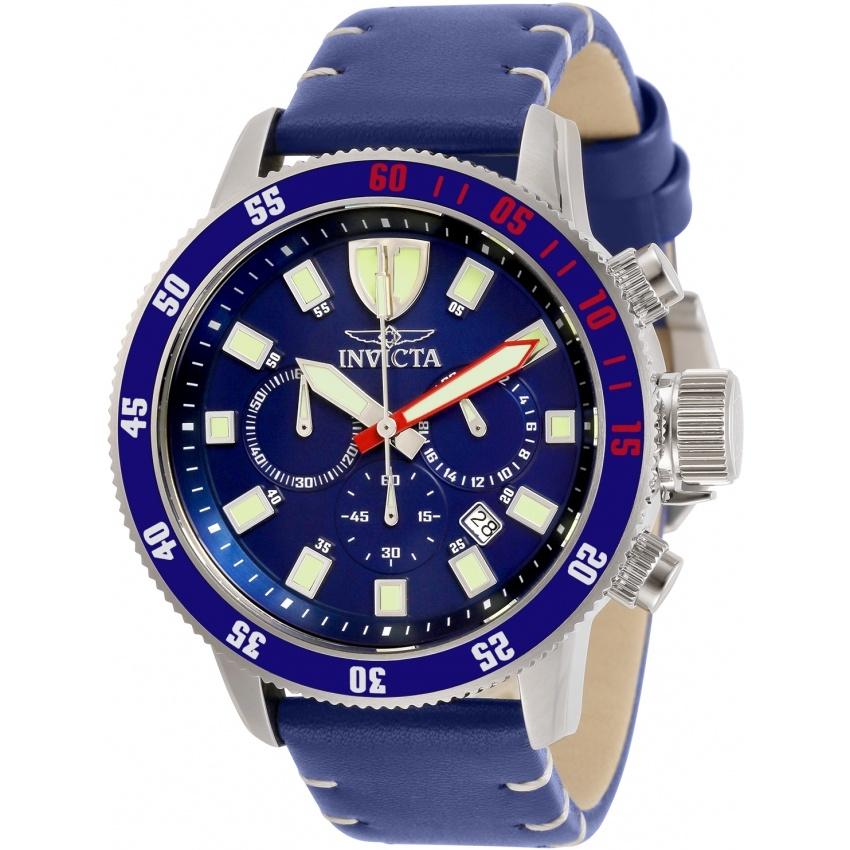 Invicta Men's 31396 I-Force Blue Leather Watch