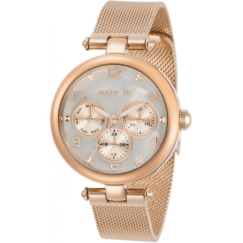 Invicta Women's 31528 Angel Rose-Tone Stainless Steel Watch