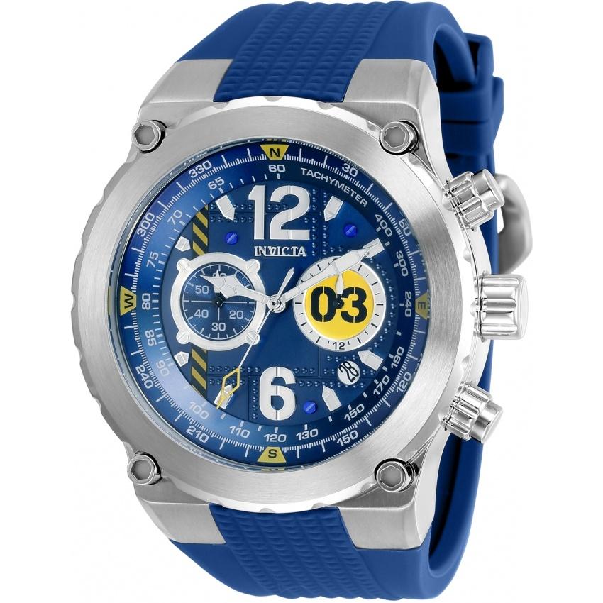 Invicta Men's 31581 Aviator Black Silicone Watch
