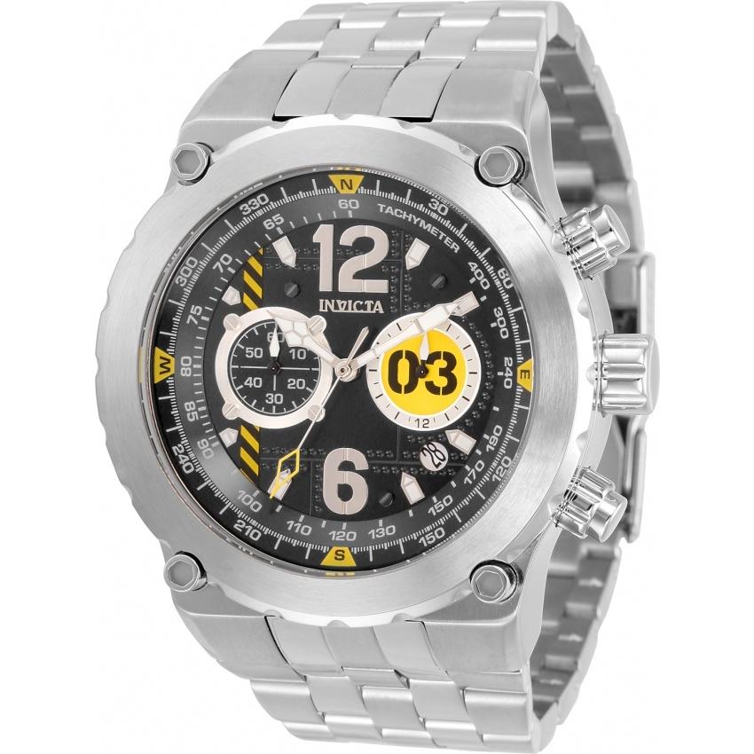 Invicta Men's 31588 Aviator Black Silicone Watch