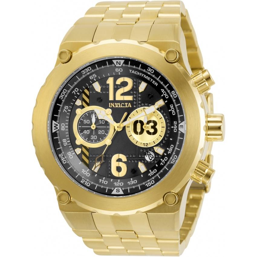 Invicta Men's 31592 Aviator Gold-Tone and Silver Stainless Steel Watch