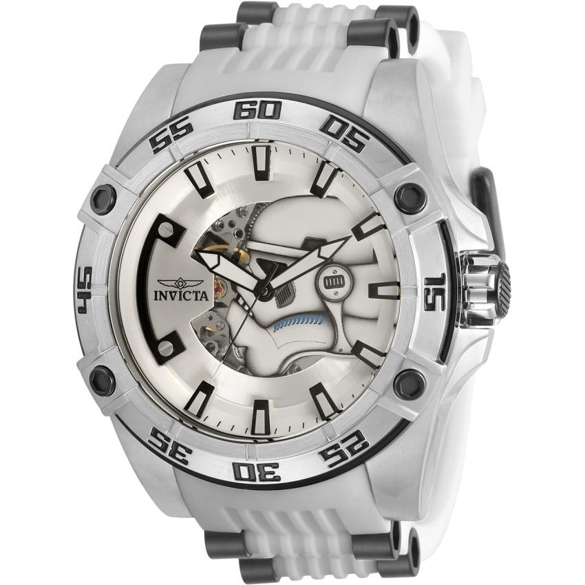 Invicta Men's 31689 Star Wars Stormtrooper White Silicone Watch