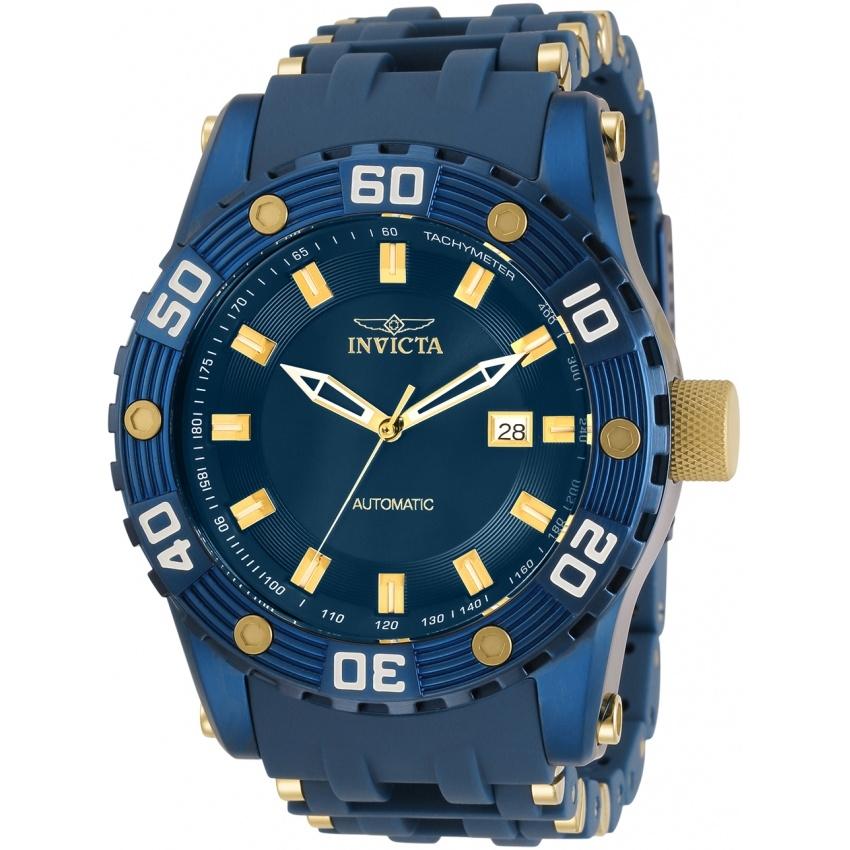 Invicta Men&#39;s 31693 Sea Spider Automatic Blue and Gold-Tone Stainless Steel Watch