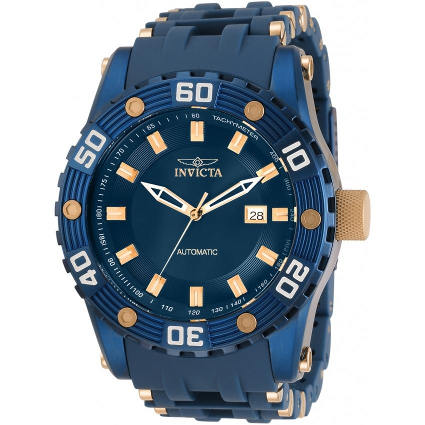 Invicta Men's 31694 Sea Spider Automatic Blue and Rose-Tone Stainless Steel Watch