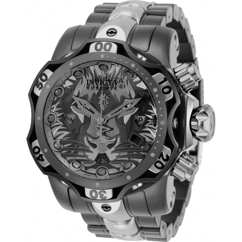 Invicta Men&#39;s 31777 Reserve Venom Black Stainless Steel Watch