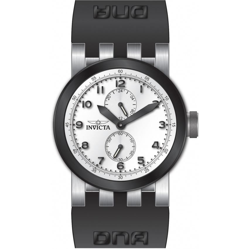 Invicta Men's 31785 DNA Black Polyurethane Watch