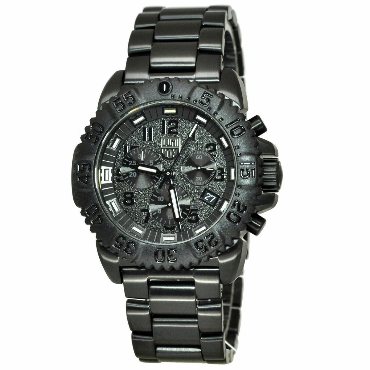 Luminox Men&#39;s 3182.BO Stell Colormark Chronograph Black Stainless Steel Watch