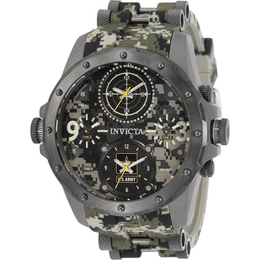 Invicta Men's 31967 U.S. Army Gunmetal Silicone Watch