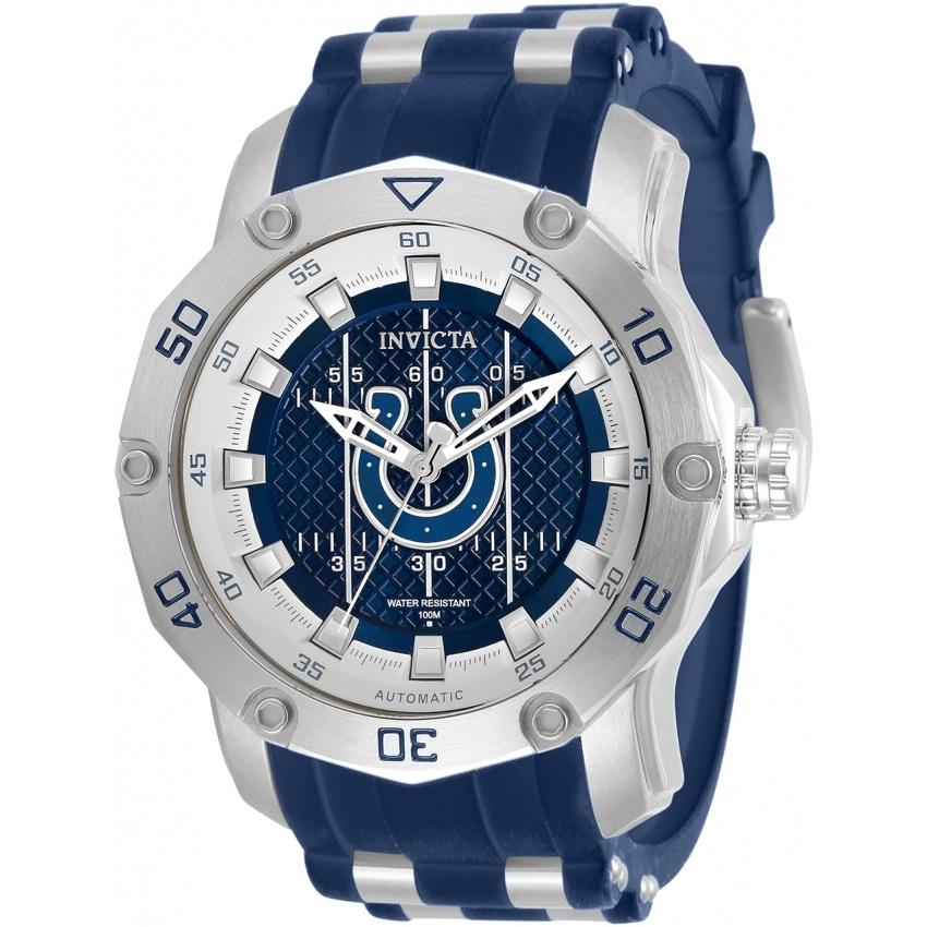 Invicta Men&#39;s 32021 NFL Colts Automatic Silicone Watch
