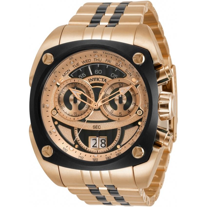 Invicta Men&#39;s 32076 Reserve Rose-Tone and Black Stainless Steel Watch