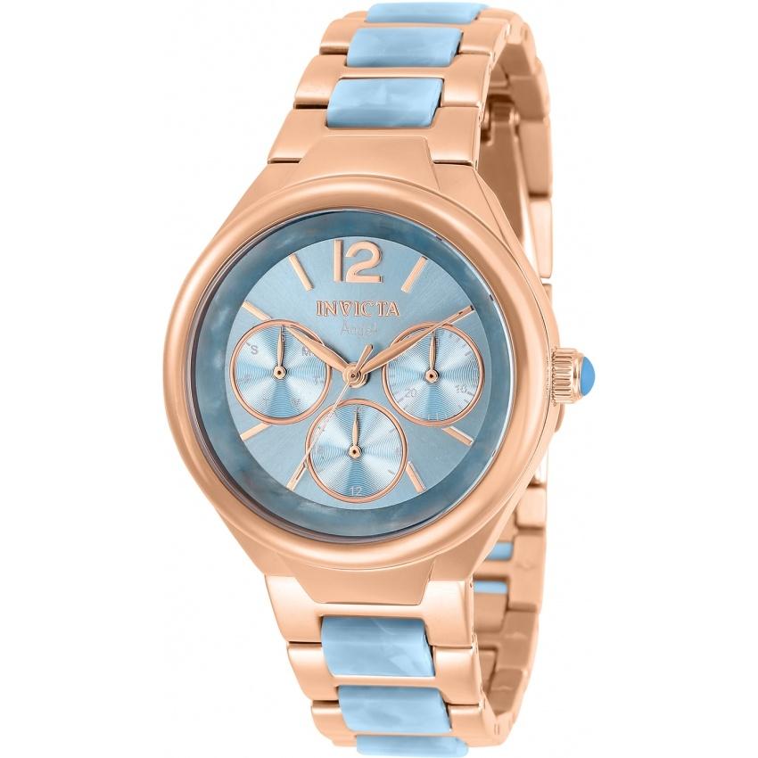 Invicta Women&#39;s 32077 Angel Rose-Tone Stainless Steel Watch
